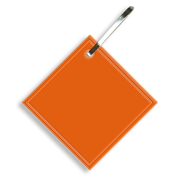 Reflective Hook Zipper Pull, Diamond