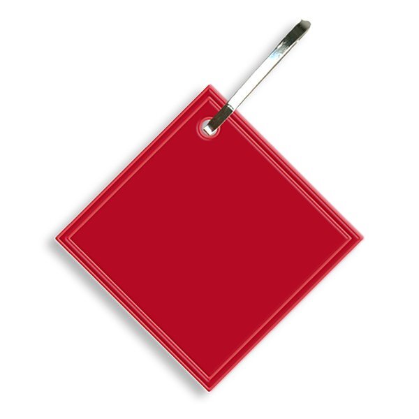 Reflective Hook Zipper Pull, Diamond