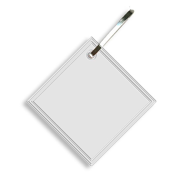 Reflective Hook Zipper Pull, Diamond