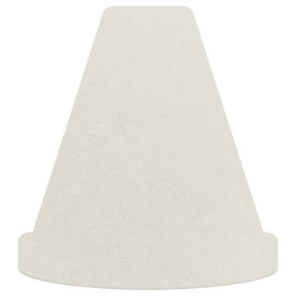 Safety Cone Pulpboard Coaster w/ Full Color Imprint, 80 pt.