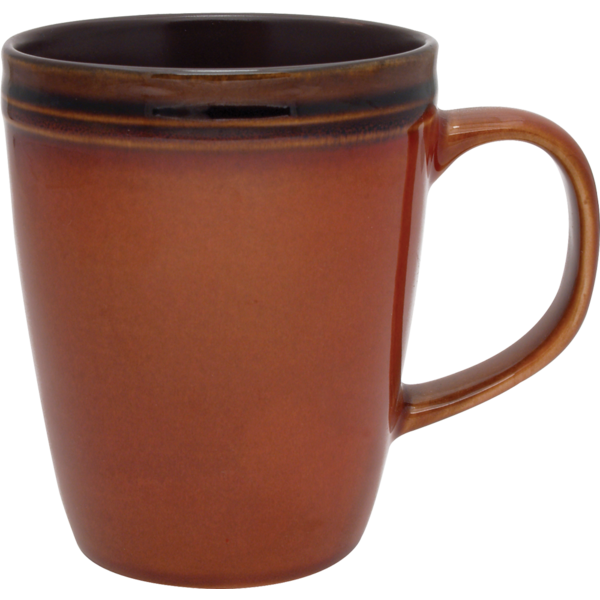 Antigua Earth Tone Ceramic Mug, 14oz.