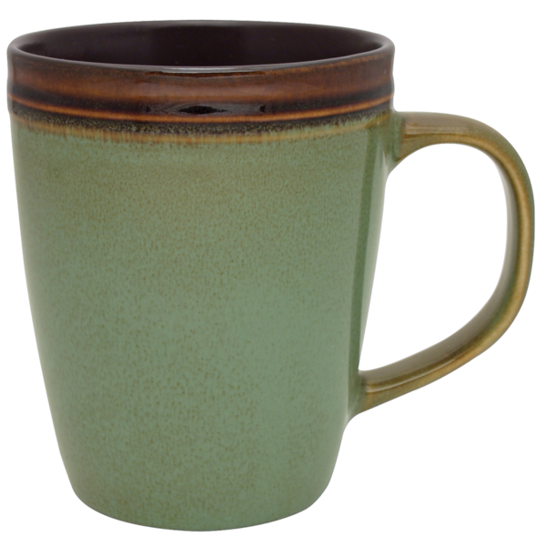 Antigua Earth Tone Ceramic Mug, 14oz.