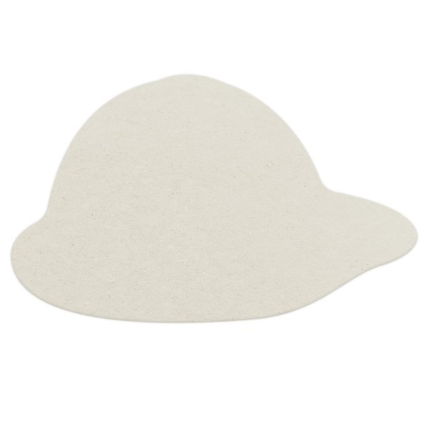 Fire Helmet Pulpboard Coaster w/ Full Color Imprint, 80 pt.