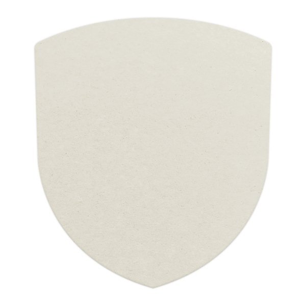 Shield Pulpboard Coaster w/ Full Color Imprint, 80 pt.