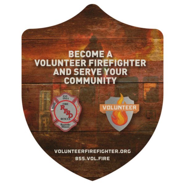 Badge Shield Pulpboard Coaster w/ Full Color Imprint, 80 pt.