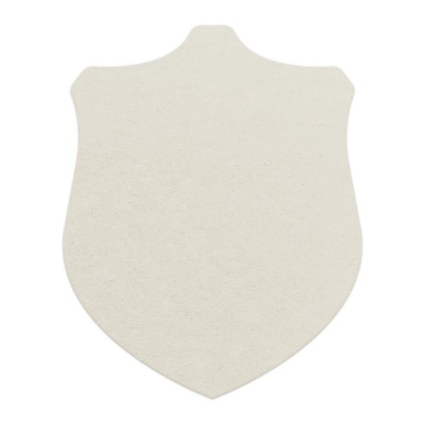 Badge Pulpboard Coaster w/ Full Color Imprint, 80 pt.