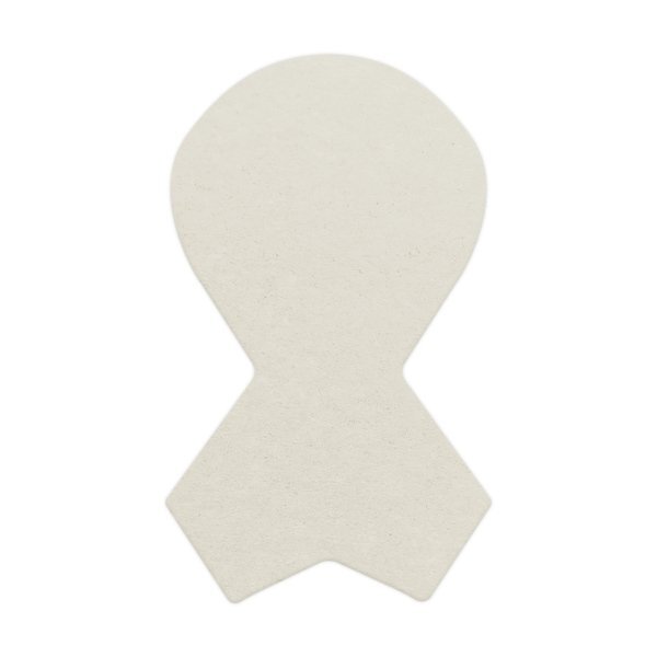 Awareness Ribbon Pulpboard Coaster w/ Full Color Imprint, 80 pt.