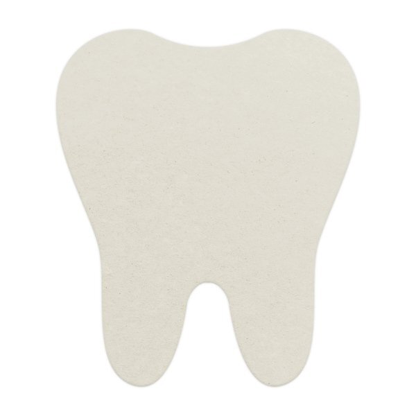 Tooth Pulpboard Coaster w/ Full Color Imprint, 80 pt.