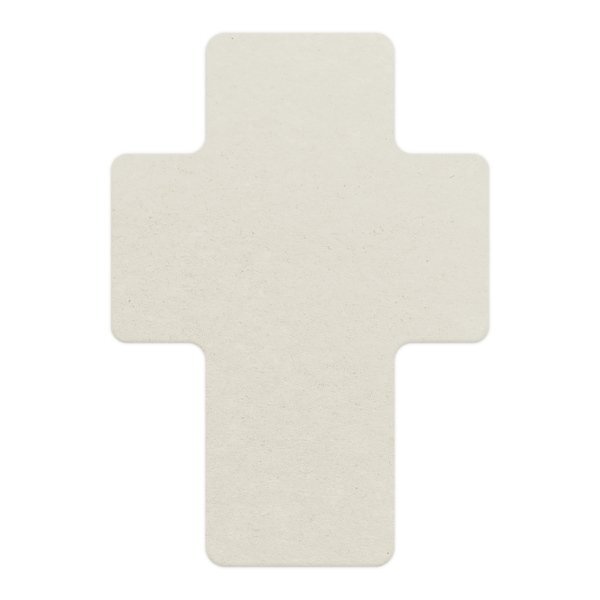 Cross Pulpboard Coaster w/ Full Color Imprint, 80 pt.