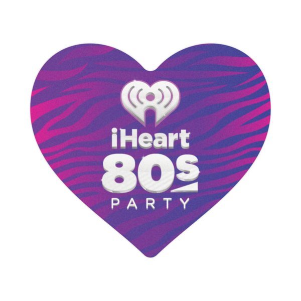 Heart Pulpboard Coaster w/ Full Color Imprint, 80 pt.