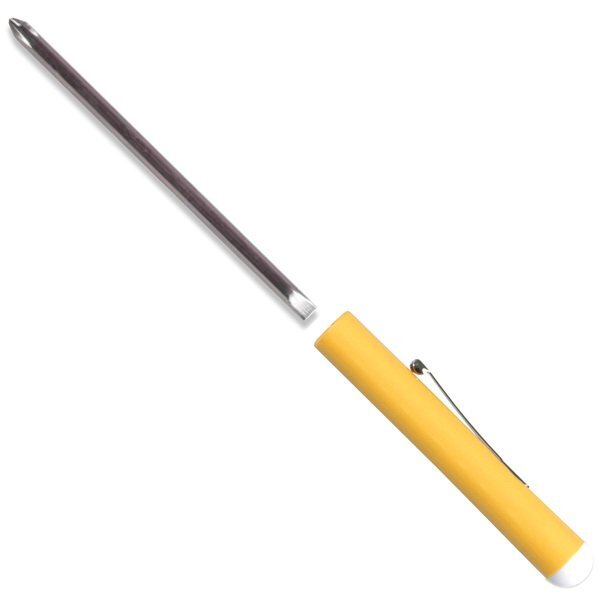 Reversible Standard-Phillips Screwdriver w/ Button Top