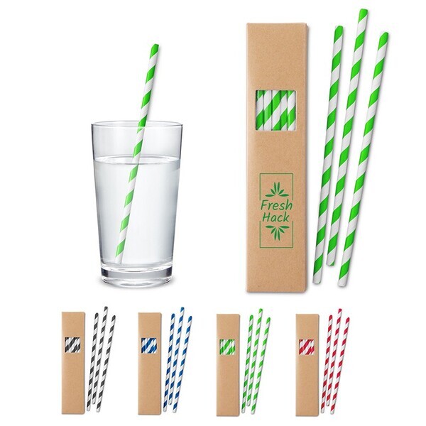 Paper Straw Set, 20pc.