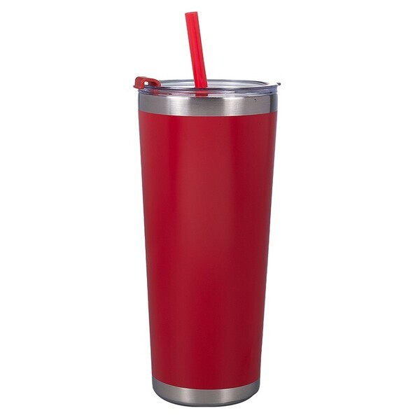 All Season Vacuum Tumbler w/ Straw, 20oz.