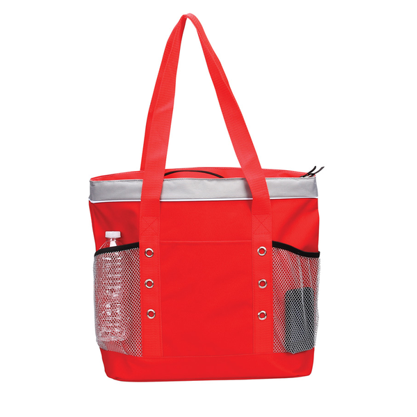 Nautical Polyester Cooler Tote