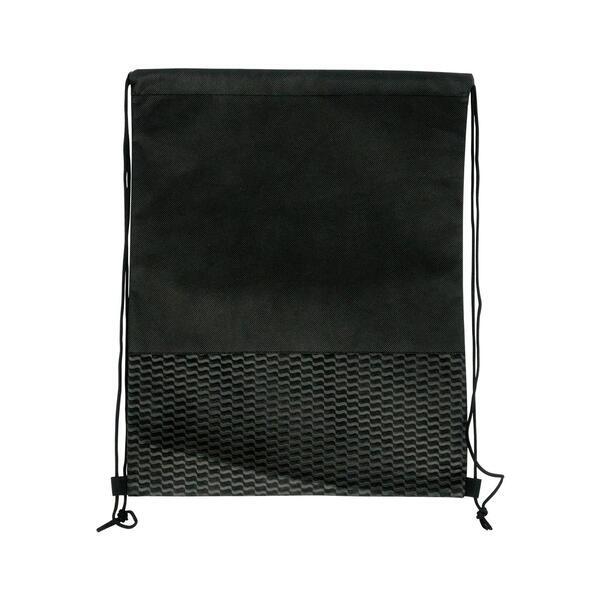 Wave Drawstring Non-Woven Cinch Backpack