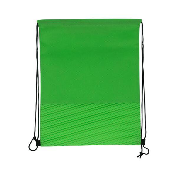 Wave Drawstring Non-Woven Cinch Backpack