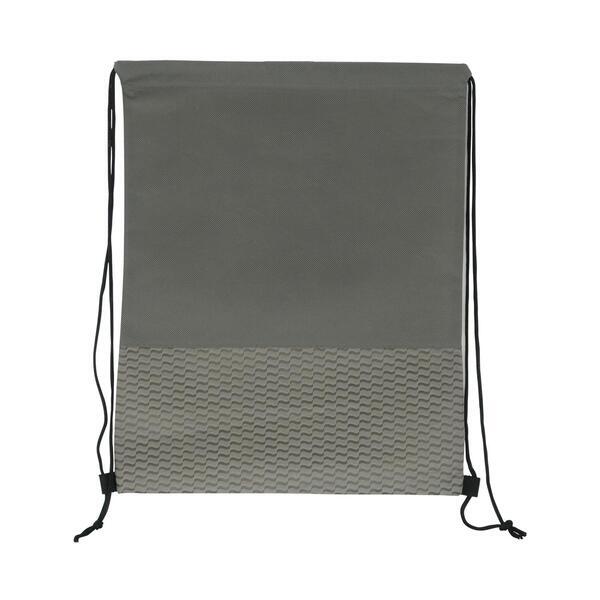 Wave Drawstring Non-Woven Cinch Backpack