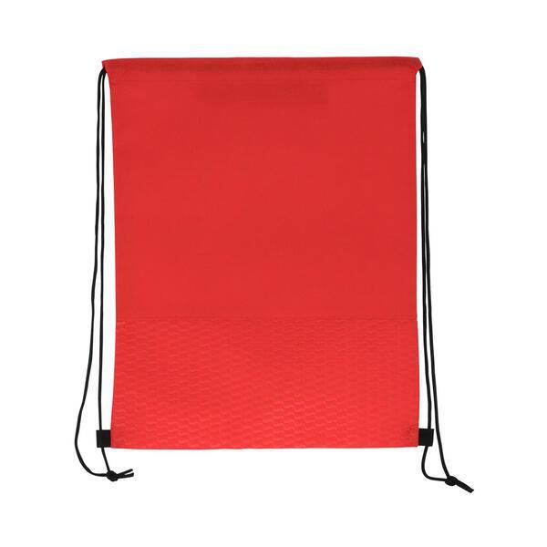 Wave Drawstring Non-Woven Cinch Backpack