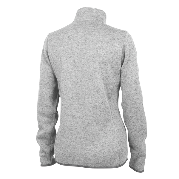 Charles River® Heathered Fleece Ladies' Quarter Zip