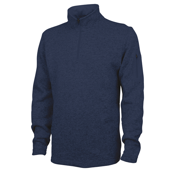 Charles River® Heathered Fleece Men's Quarter Zip