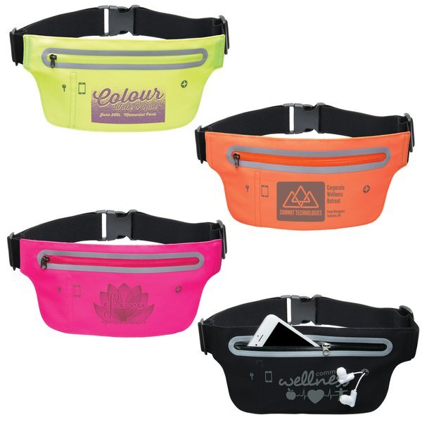 Smart Belt Reflective Lycra Waist Pack