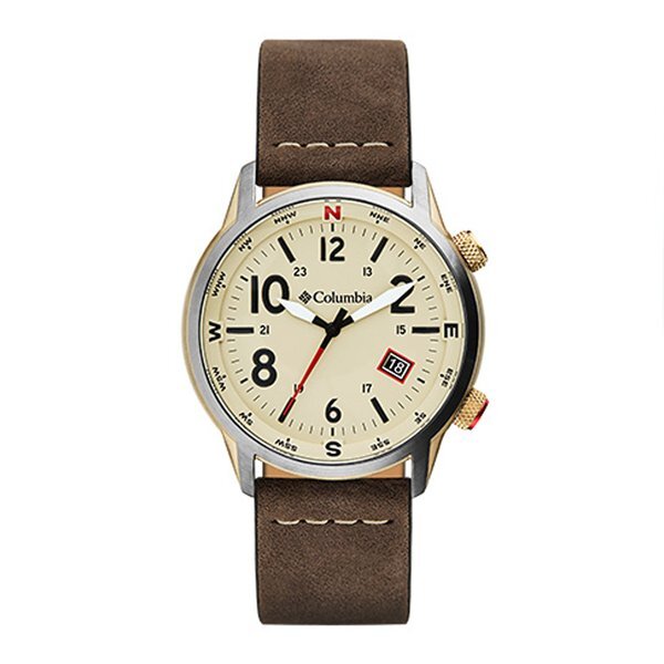 Columbia® Men's Outbacker Watch w/ Leather Strap
