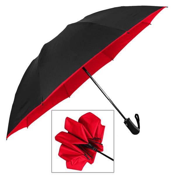 Color Flip Inverted Folding Umbrella, 46" Arc