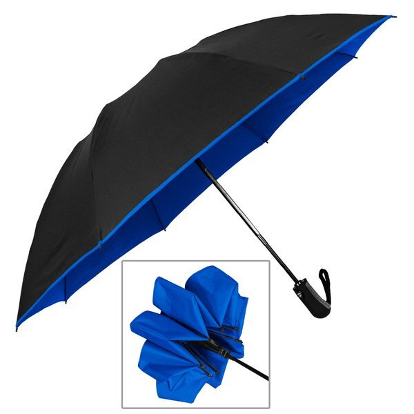 Color Flip Inverted Folding Umbrella, 46" Arc