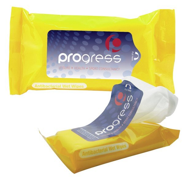Antibacterial Alcohol Free Wet Wipes in Pouch