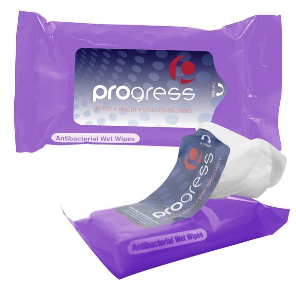 Antibacterial Alcohol Free Wet Wipes in Pouch