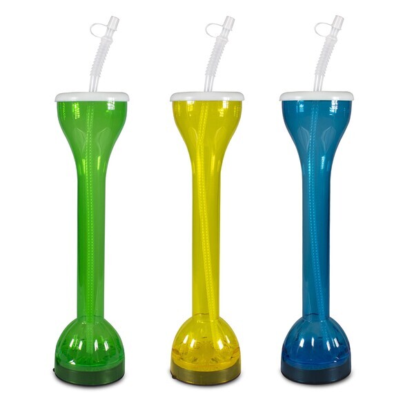 Transparent LED Yard Glass, 17oz.