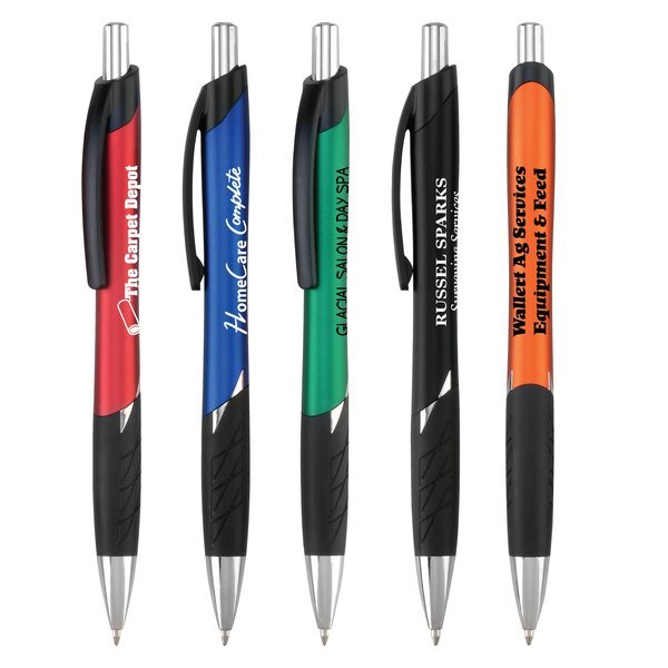 Freeway Rubber Grip Click Pen