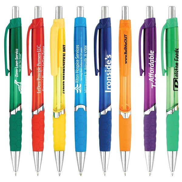 Gem Colorful Translucent Click Pen