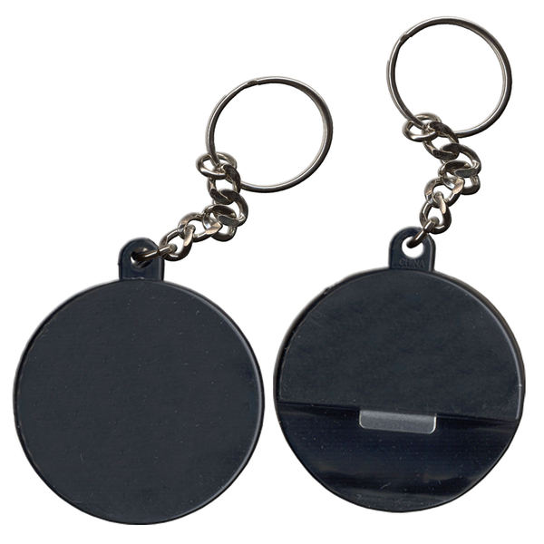Hockey Puck Bottle Opener Key Tag