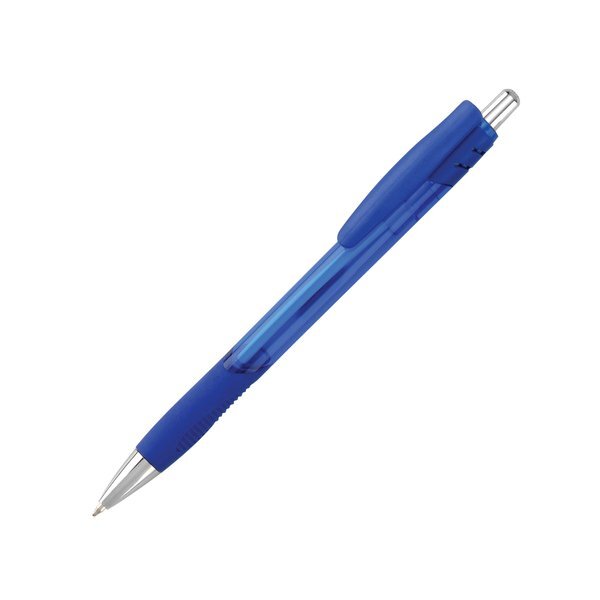Metro Translucent Rubber Grip Retractable Pen