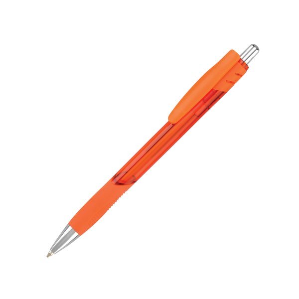 Metro Translucent Rubber Grip Retractable Pen
