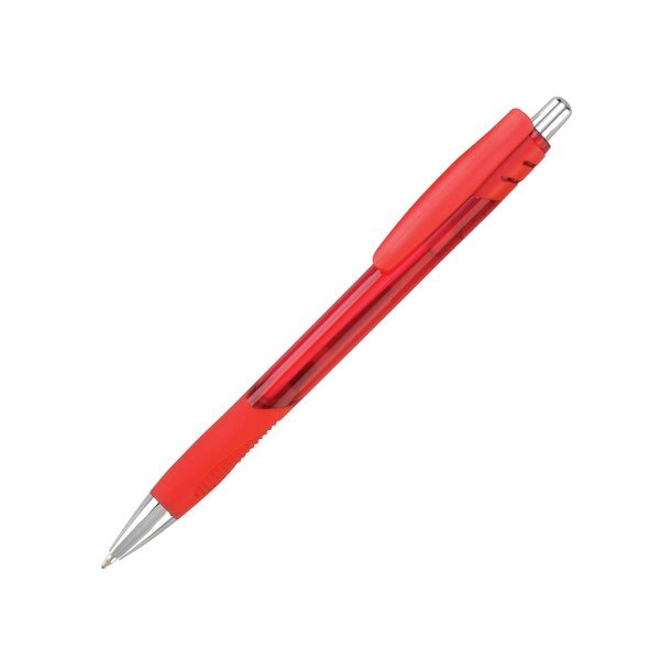 Metro Translucent Rubber Grip Retractable Pen