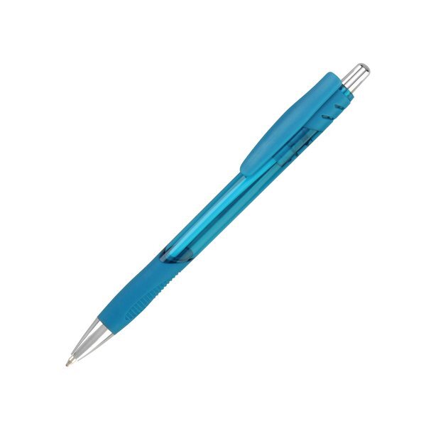 Metro Translucent Rubber Grip Retractable Pen