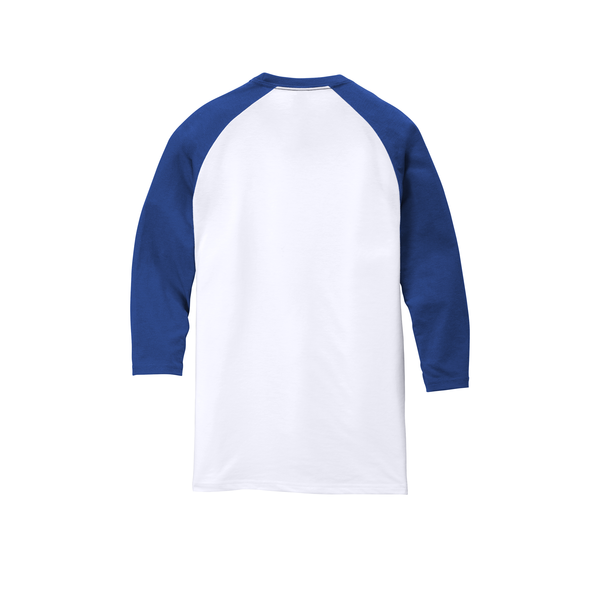 District Made® Perfect Tri™ Men's 3/4-Sleeve Raglan