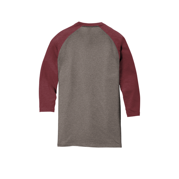 District Made® Perfect Tri™ Men's 3/4-Sleeve Raglan