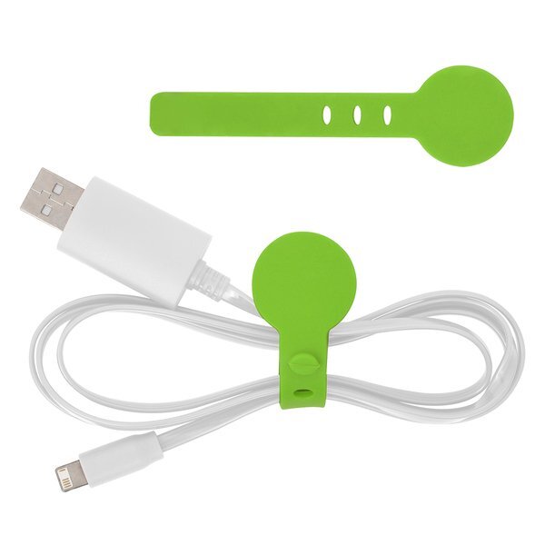 Adjustable Silicone Cable Tie Organizer