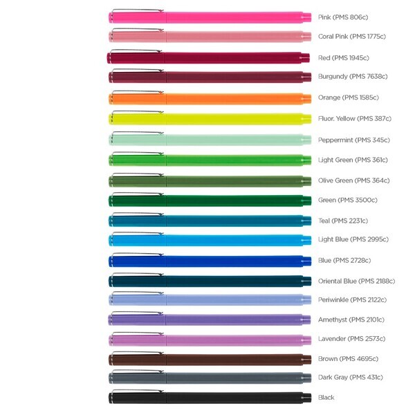 Le Pen Capped Micro-Fine Color-Ink Pen