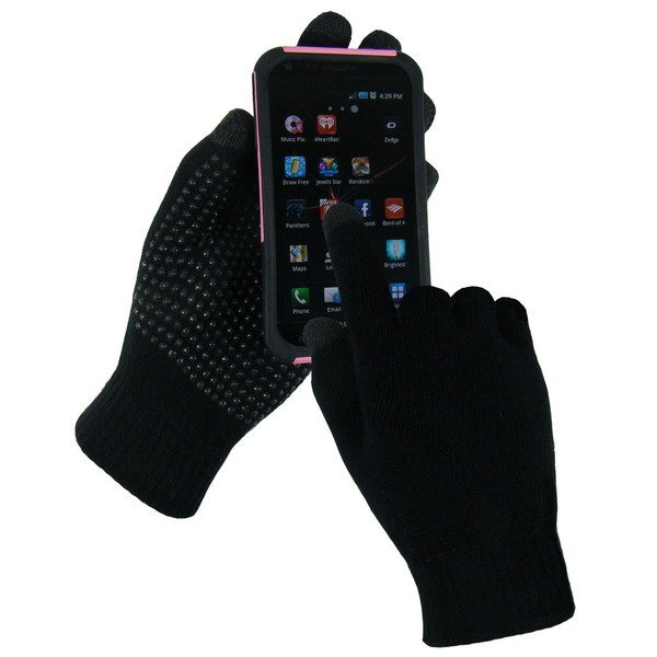 Acrylic 5-Finger Touchscreen Gripper Gloves