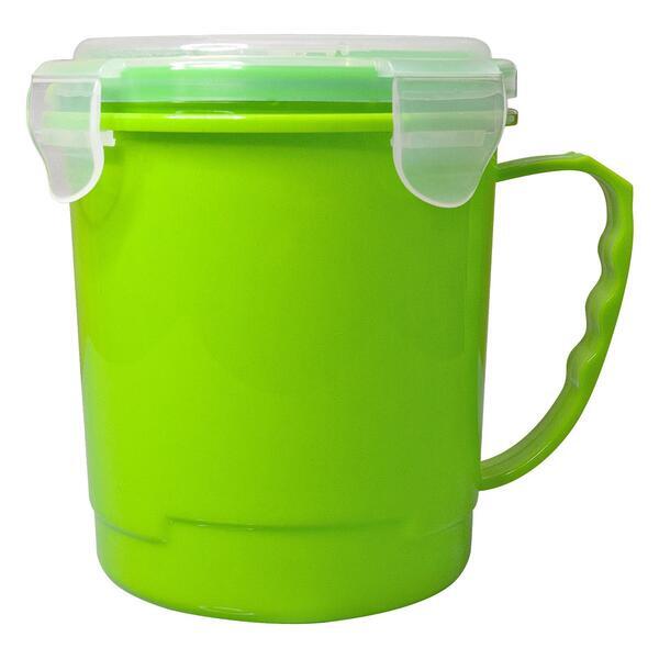 Soup Mug w/ Locking Silicone Lid