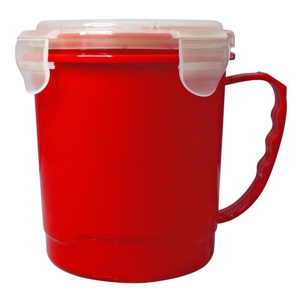 Soup Mug w/ Locking Silicone Lid