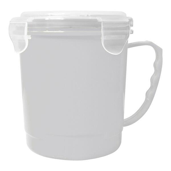Soup Mug w/ Locking Silicone Lid