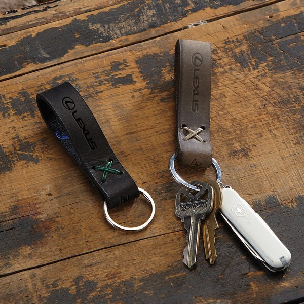 Saddler Leather Loop Keychain
