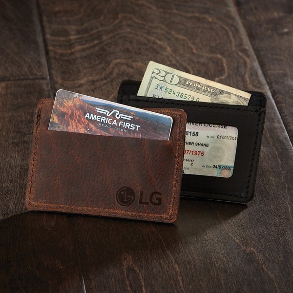 Slater Single Pocket Leather Wallet