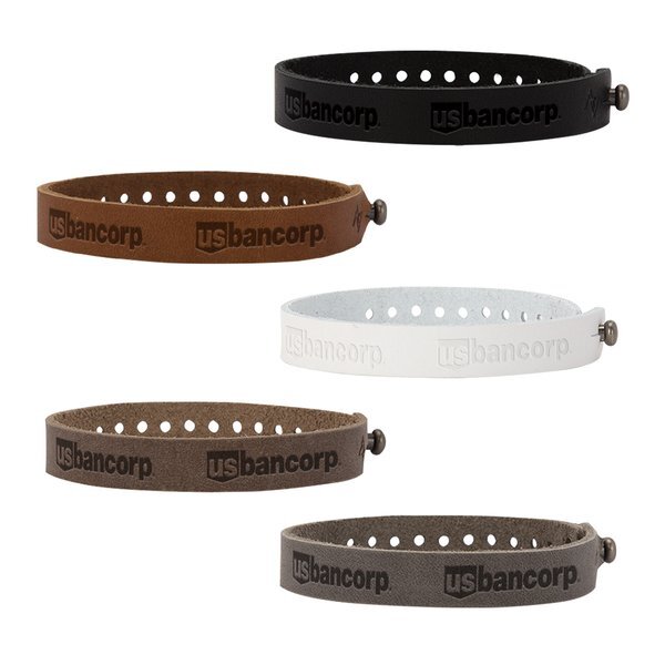 Drayman Basic Leather Post Bracelet