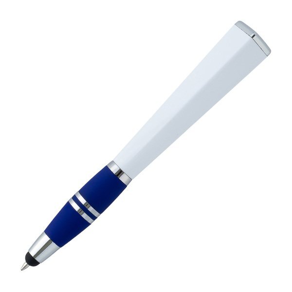 Twist Action Square Ad Pen with Stylus
